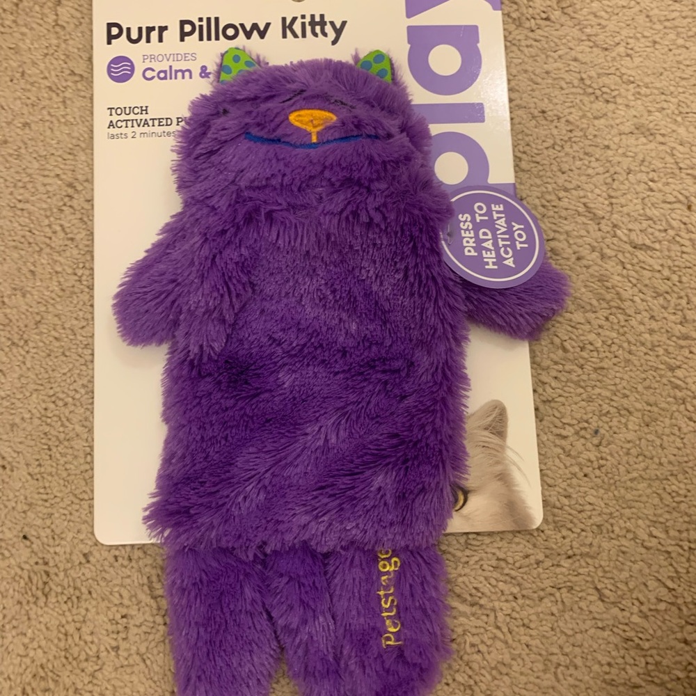 Pure Kitty pillow cat toy NWT / from non smoking home
